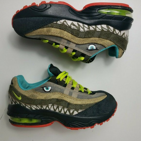 NEW NIKE AIR MAX 95 "MONSTER" GS OUTDOOR GREEN CYB - Picture 5 of 7